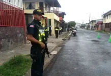 Fuerte operativo de autoridades causa congestionamiento vehicular en Pavas